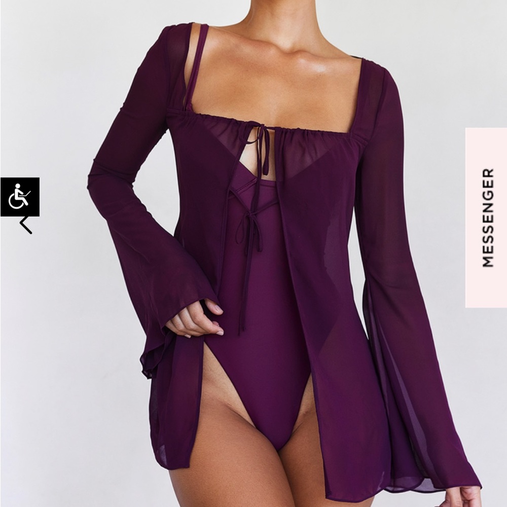 House of CB Peplum Cover Up